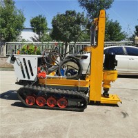 出售小型履帶式潛孔鉆機(jī) 液壓輕便鉆孔機(jī) 注漿加固潛孔鉆機(jī)